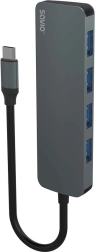 Savio 4‑portowy hub USB‑C 3.1 Gen 1 (5 Gbps)