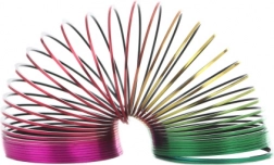 Tęczowa sprężyna w metalicznych kolorach