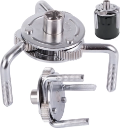 Trzyramienny klucz do filtrów oleju 70-135 mm