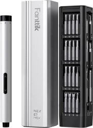 Zestaw precyzyjnego wkrętaka elektrycznego Fanttik E1 Max 3,7 V – srebrny