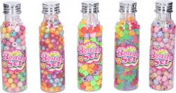 Kolorowe koraliki w buteleczce