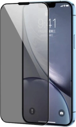 Szkło hartowane z czarną ramką do iPhone 15 Pro