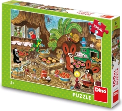 Dino puzzle Krecik w kuchni 100 XL elementów