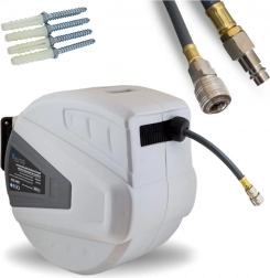 Automatyczna zwijarka pneumatyczna do węży 30 m, 1/4"