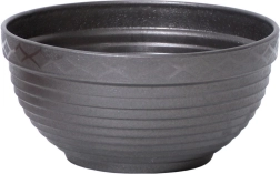 Plastowa donica 34 cm, grafitowa