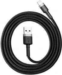 Baseus Cafule kabel USB–Lightning 0,5 m 2,4 A (szaro‑czarny)