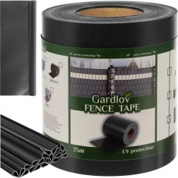 Antracytowa taśma ogrodowa 19cm x 35m 630g/m2