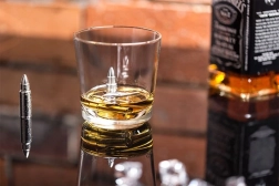 Metalowe naboje chłodzące do napojów, 4 szt.