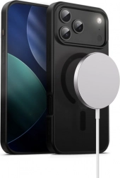 Etui Hybrid Frost Mag Cover do iPhone 17 Pro Max z MagSafe czarne