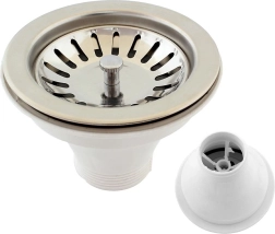 Ag568a koszyczek sitko do zlewu z korkiem