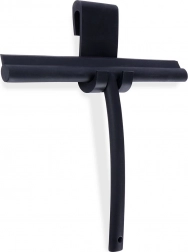 Silikonowa ściągaczka do szyb z haczykiem, czarna