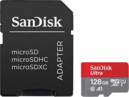 Karta pamięci SanDisk Ultra microSDXC 128 GB A1 140 MB/s + adapter SD