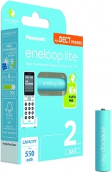 ENELOOP Lite AAA akumulatory ładowalne 550 mAh, 2 szt.