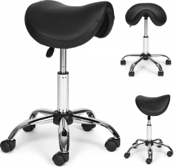 Ergonomiczne krzesło kosmetyczne z regulowaną wysokością