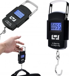 Podróżna cyfrowa waga wisząca z hakiem 50 kg