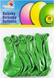 Zielone okrągłe balony nadmuchiwane 26 cm
