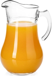 Szklany dzbanek z pokrywką 2,4 l