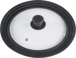 Uniwersalna szklano-ceramiczna pokrywka 24–28 cm