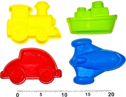 Babki na piasek - zestaw 4 sztuk
