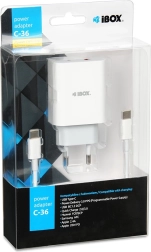 Ładowarka sieciowa IBOX C-36 USB‑C PD 20W