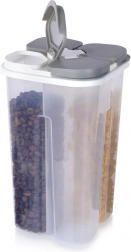 Dzielony pojemnik na sypkie produkty z dozownikami 2,4 l