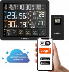 Stacja meteorologiczna WiFi z pomiarem zanieczyszczenia powietrza