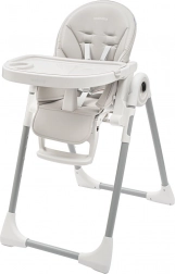 Krzesełko do karmienia NEW BABY Iris, ciepły szary