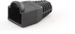 Osłona złącza RJ45, 100 szt., czarna