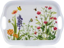Melaminowa taca do serwowania Meadow 36 × 25,5 cm z uchwytami