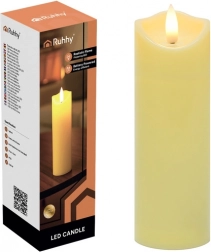 świeca LED 17 × 5 cm z migoczącym płomieniem RUHHY
