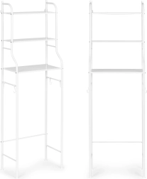 Wysoka szafka łazienkowa z 3 półkami aluminiowa konstrukcja