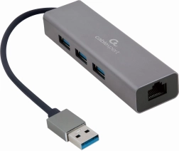 Adapter USB-AM na LAN GbE Hub 3xUSB 3.0