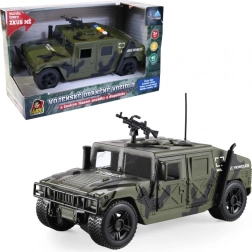 Wojskowy samochód ze światłem i czeskim głosem 24 cm