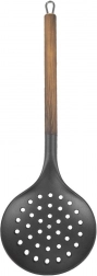 Termoplastyczna łyżka cedzakowa o wyglądzie drewna 35 cm