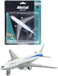 Metalowy samolot z napędem typu pull-back 14 cm