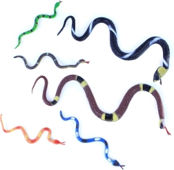 Węże 6 szt. w woreczku