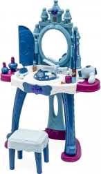 Dziecięca toaletka Lodowy świat ze światłem, muzyką i stołeczkiem BABY MIX