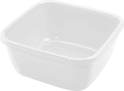 Plastikowa kwadratowa miska Heidrun 15 l mix kolorów