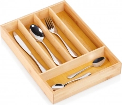 Bambusowy organizer na sztućce do szuflady 25 × 35 cm
