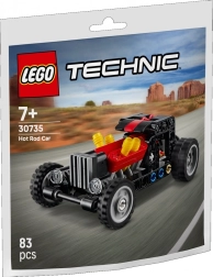Lego Technic Hot Rod – model auta z ruchomymi tłokami