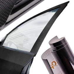 Czarna folia karbonowa 5D 1,52x18 m