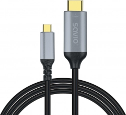 Kabel USB‑C do HDMI Savio 3 m v2.0b