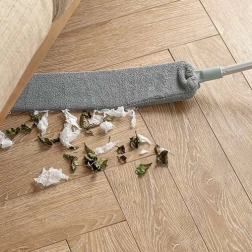 Teleskopowy zmiotki z dwoma końcówkami