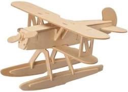 Drewniane puzzle 3D Samolot Heinkel