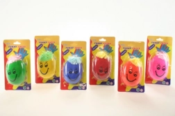 Antystresowa piłeczka z buźką i włoskami 8 × 5 cm