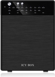 Zewnętrzny system RAID 4×3,5" ICY BOX dla HDD, USB 3.0 i eSATA