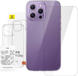 Przezroczyste etui i szkło hartowane do iPhone 14 Pro Max