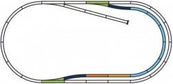 Piko zestaw torów C do równoległej linii H0