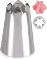 Tylka cukiernicza ze stali nierdzewnej – kwiat