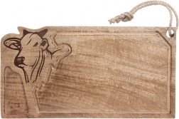 Drewniana deska do krojenia i serwowania z mango 45 × 22 cm